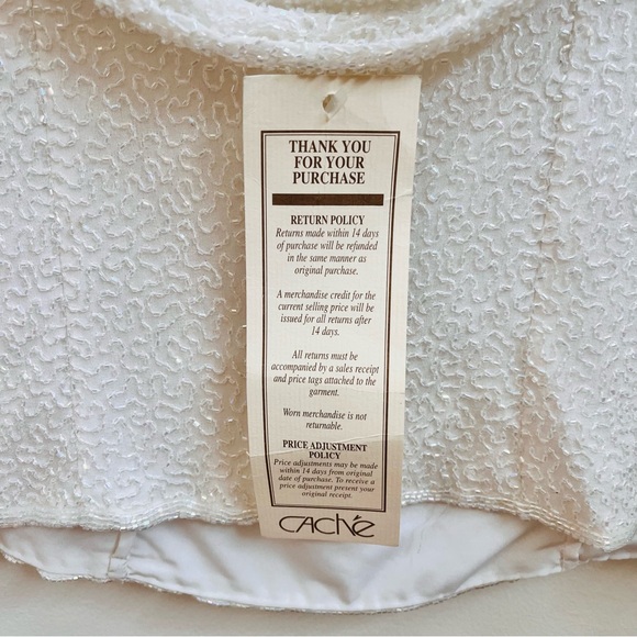 Cache Cream Draped Blouse - Picture 8 of 8